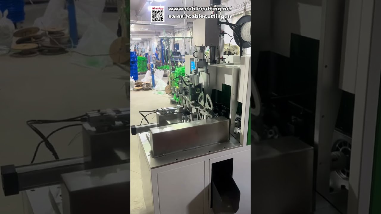 Machine automatique de comptage, coupe, enroulage et ligature de fil – Rendement industriel optimal