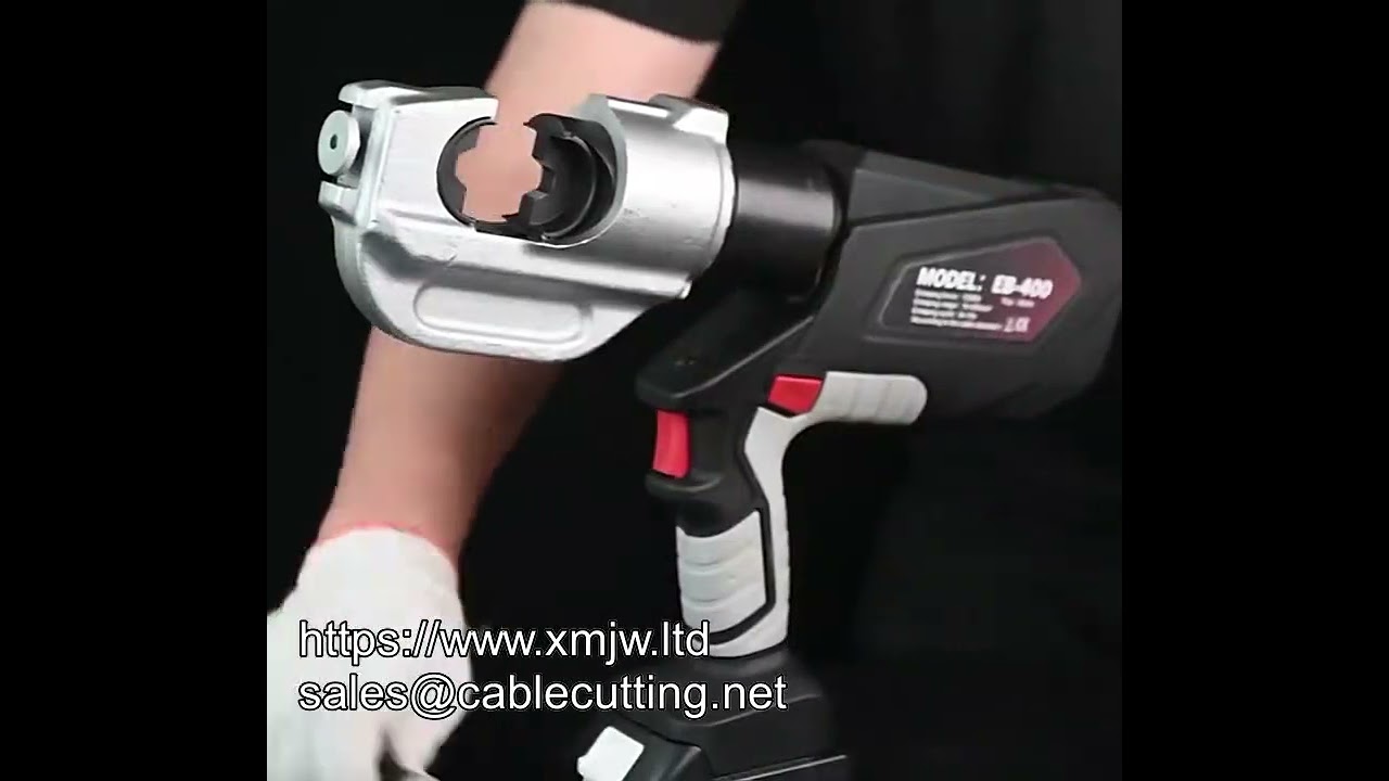 Pince électrohydraulique portative – Modèles variés – Sertisseuse à batterie lithium pour fils, câbles et bornes