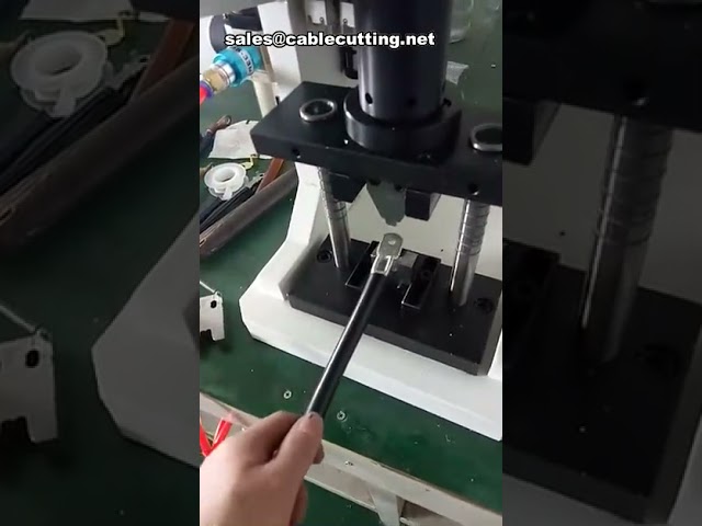Machine de sertissage pneumatique-hydraulique à froid 10 tonnes sans matrice pour bornes en cuivre - Énergies nouvelles