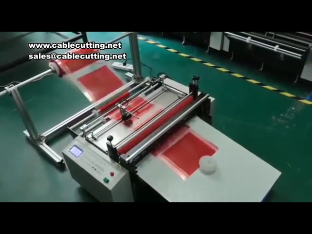 Machine de découpe transversale de film PE - prix usine - vente machine coupe rouleaux film PE automatique