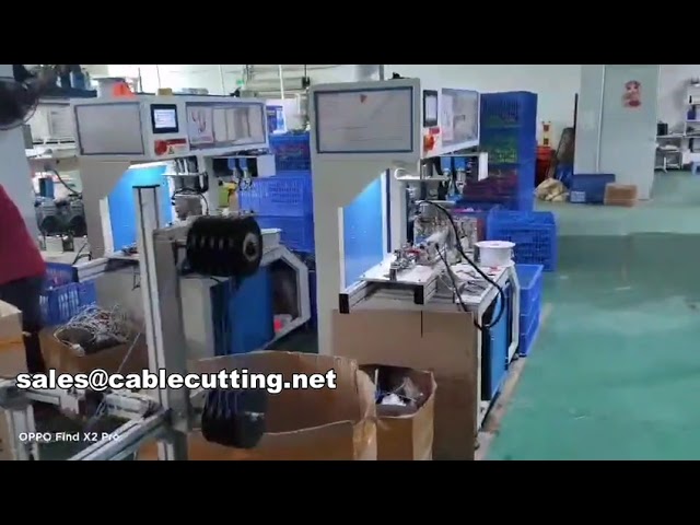 Machine de dénudage, coupe, enroulement et liage de fils WPM-SCCB