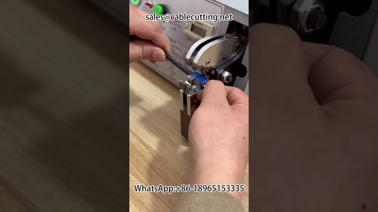 Machine de sertissage de bornes électriques 16 mm² #Automatisation