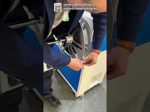 Machine automatique de comptage, découpe et enroulement pour cordes et tuyaux industriels