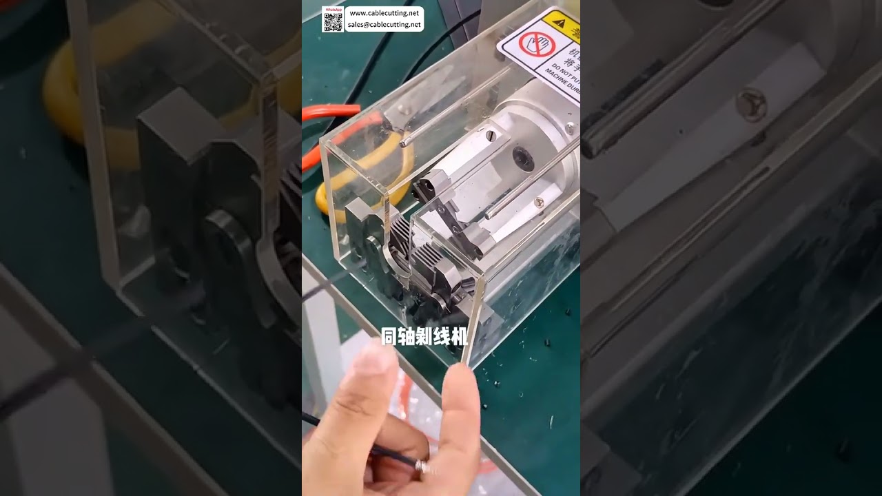 Machine à dénuder les câbles coaxiaux - Coupe multicouche de précision pour faisceaux de câbles