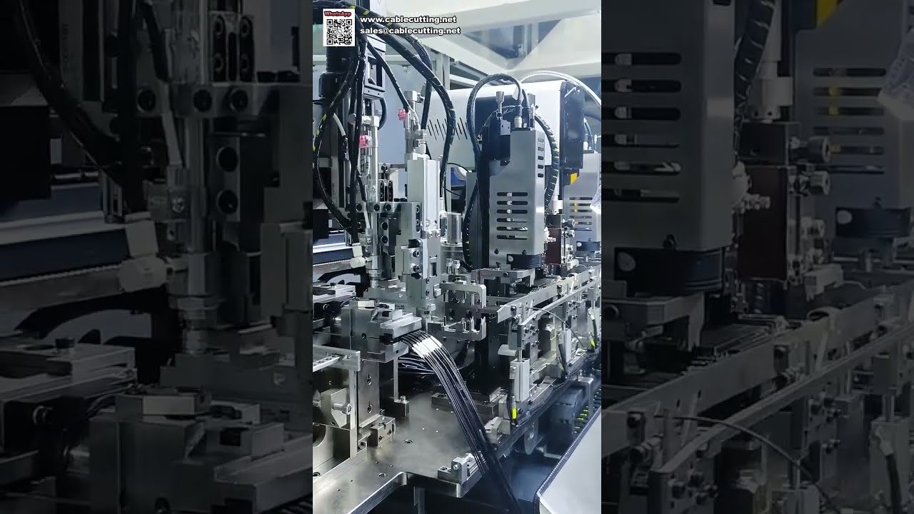 Machine professionnelle de sertissage automatique de terminaux et d'insertion de boîtiers de connecteurs