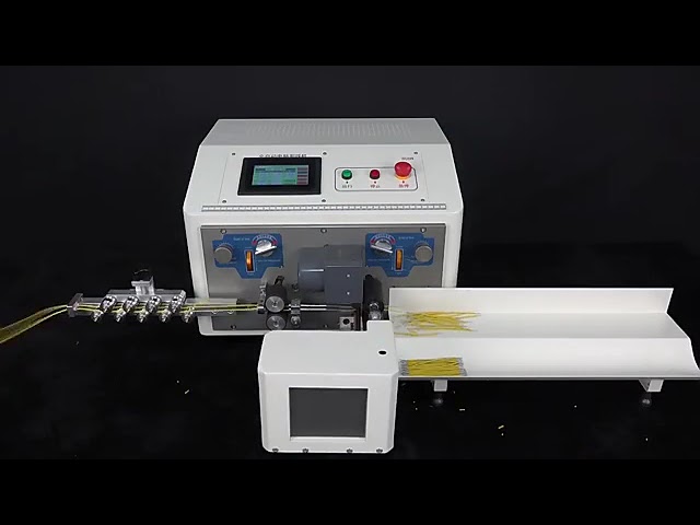 Machine à dénuder et tordre les fils 0.1-6mm² 806N - Écran tactile, double ligne automatique