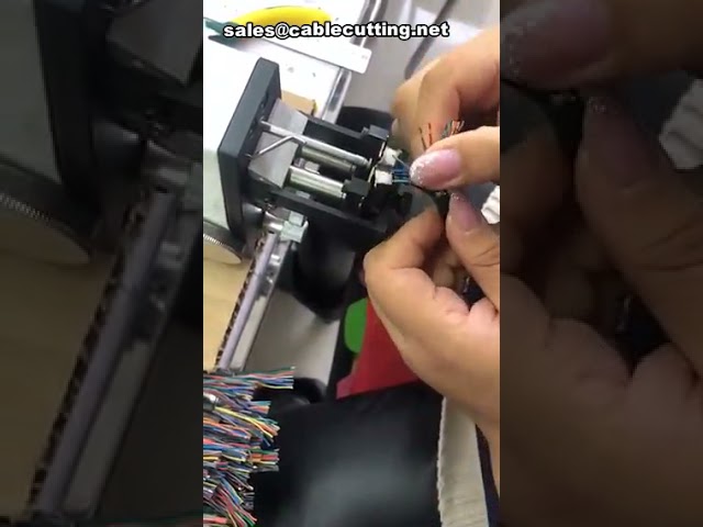 Machine de dénudage et de pelage pour gaines & câbles multiconducteurs – Automatisation industrielle