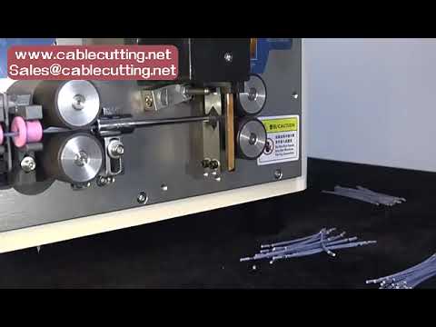 Machine à dénuder électrique 804A à écran tactile - Dénudeuse simple ou double pour câbles informatiques