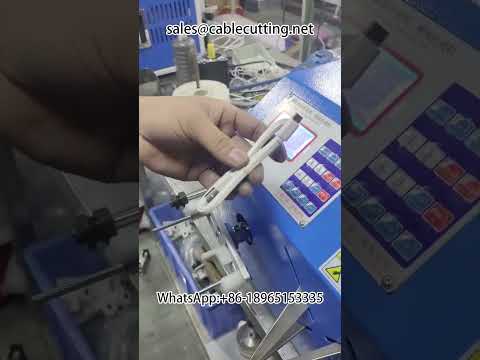 Machine à enrouler les câbles de données avec anneau en silicone | Câble de données | Traitement des fils | Anneau en silicone