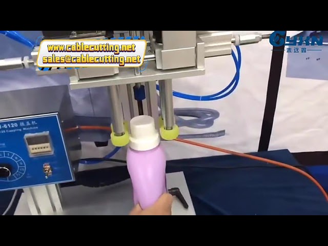 Machine pneumatique de capsulage et sertissage pour flacons verre et plastique - Crimpeuse à parfum
