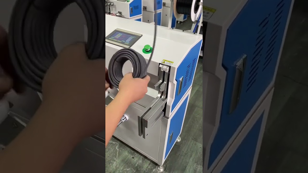 Machine à enrouler de fil polyvalente : mesure, coupe, tri et ligature automatiques