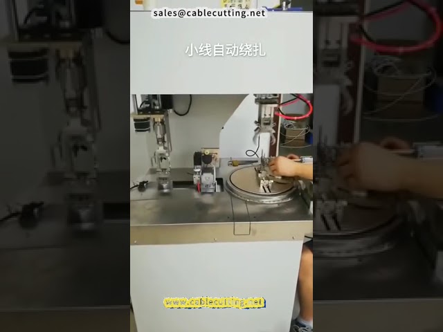 Machine Automatique d'Enroulement et de Ligaturage de Câbles et Fils