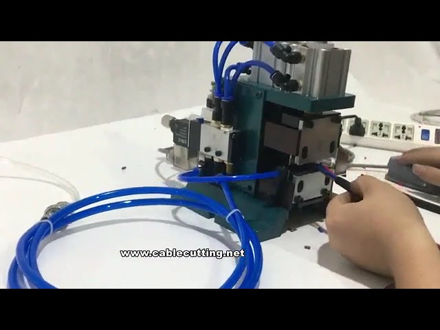 Lame de dénudeur verticale électrique et pneumatique pour coupe de fil 3F - Outil professionnel