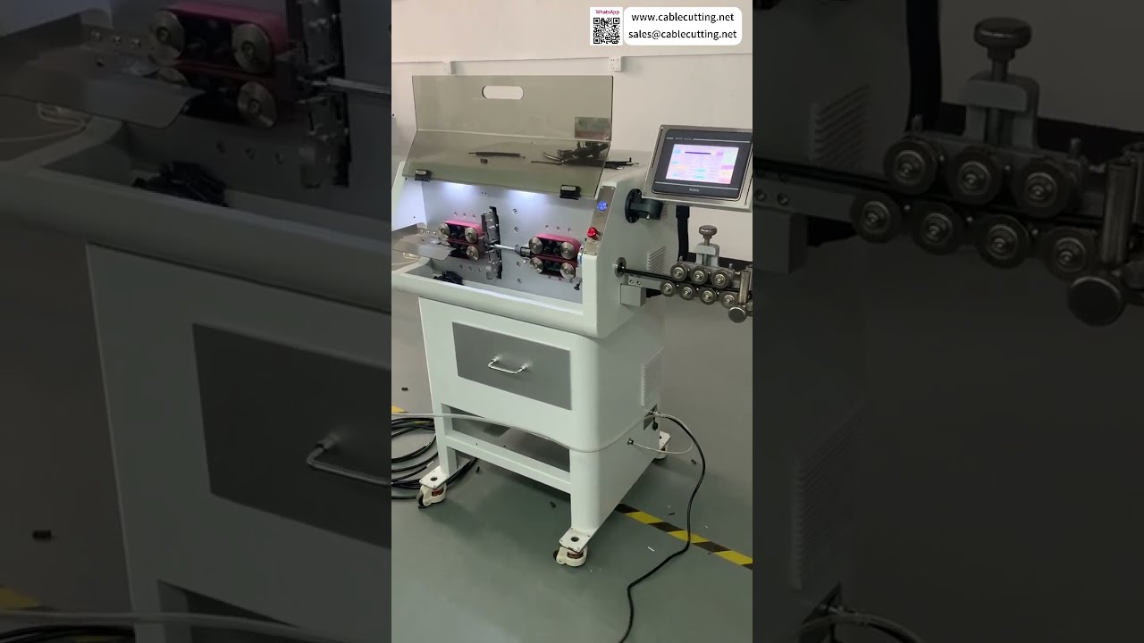 Dévidoir automatique de fil avec machine de dénudage et pelage 150 mm² - Outils de coupe industriels