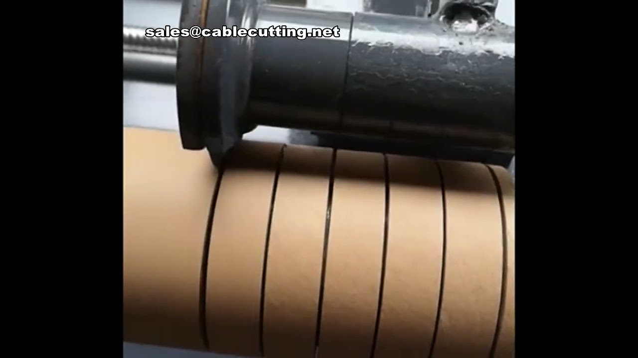 Machine de découpe de précision automatique pour tubes en papier – Équipement de refendage de cylindres kraft et noyaux