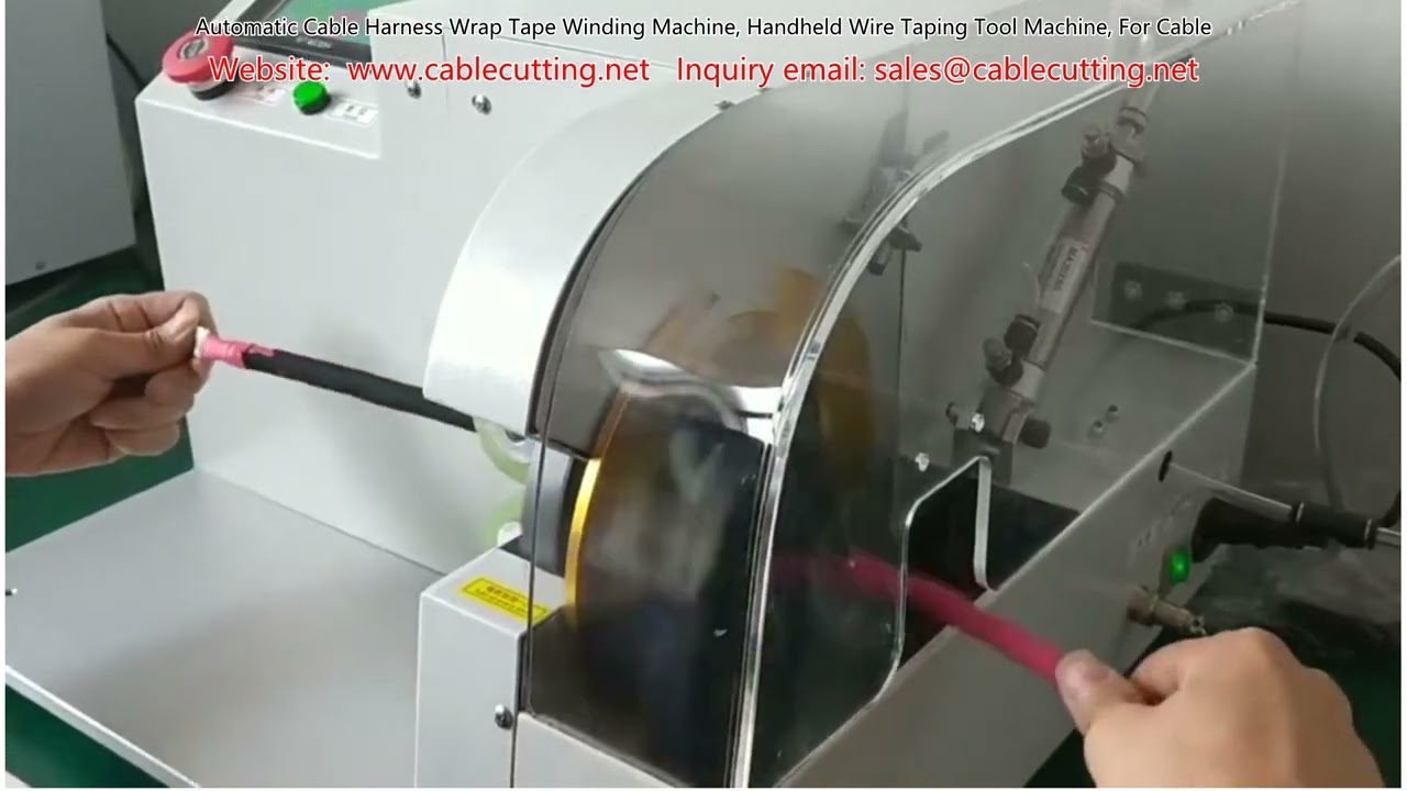Machine d'enrubannage automatique pour faisceaux de câbles, outil de gainage portatif pour fils