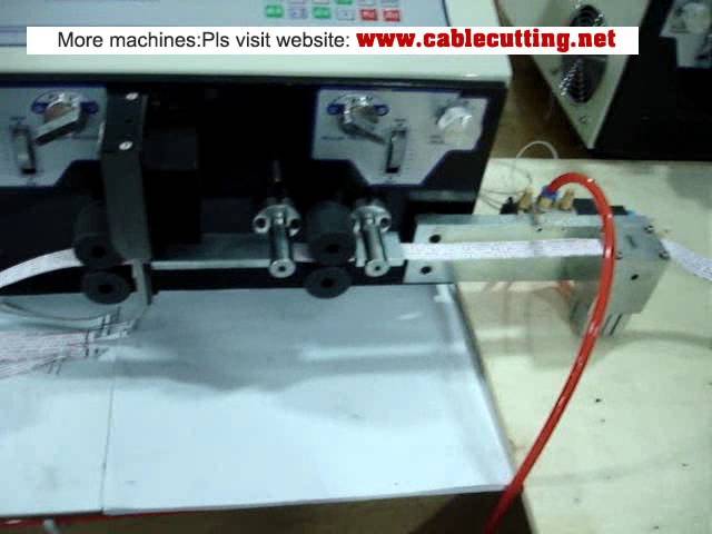 Machine de dénudage, coupe et fendage de câble plat (WPM-09E+S) pour fil plat 12P