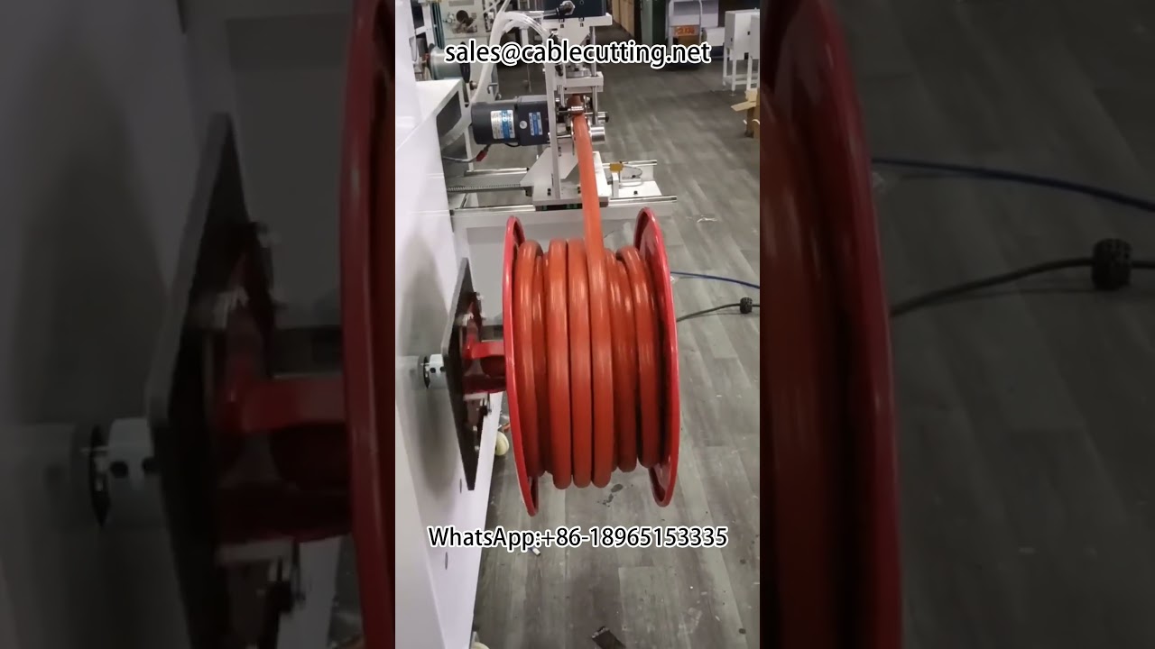 Optimisez votre production : machine automatique de comptage, tri, coupe et rebobinage pour tuyaux d'incendie