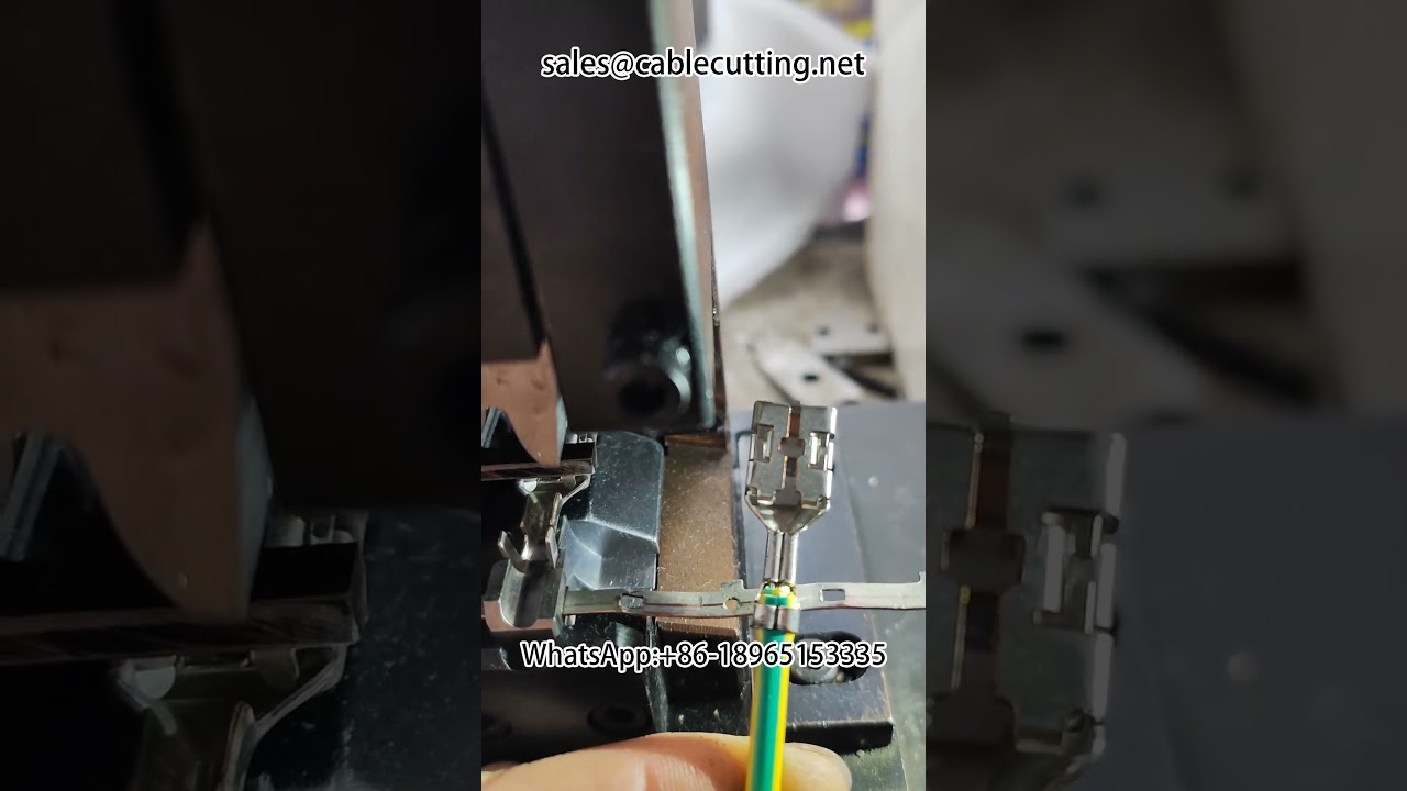 Machine à mouler les bornes pour faisceaux automobiles | Équipement de sertissage et dénudage