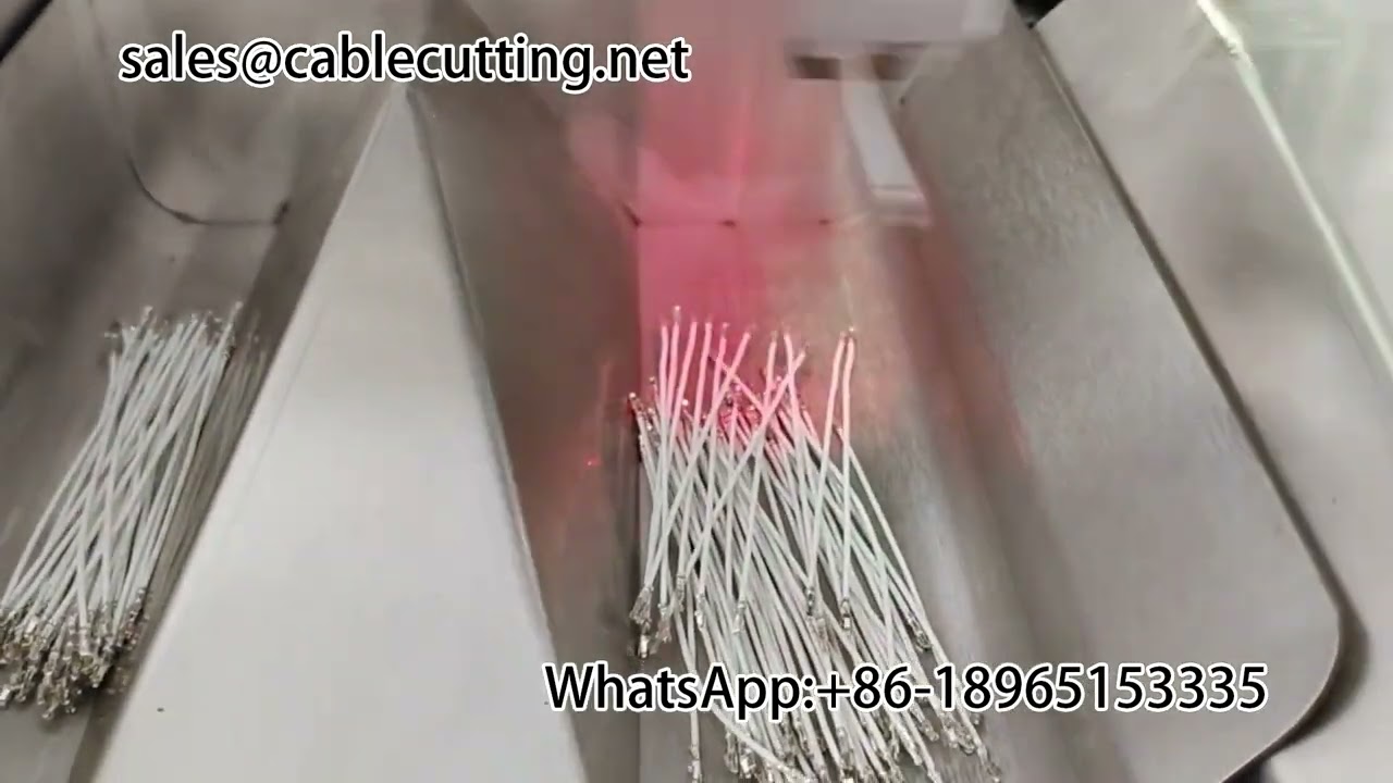 Machine de sertissage double tête - Modèle libre-service pour l'automatisation d'usine - Machine à dénuder et à sertir