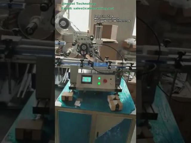 flat Automatic Sticker Labeling Machine Machines Automatic Desktop Water Bottle Label Machine