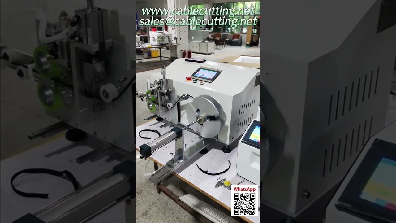 Notre machine à enrouler les câbles en action : l'alliée de l'industrie du faisceau de câbles