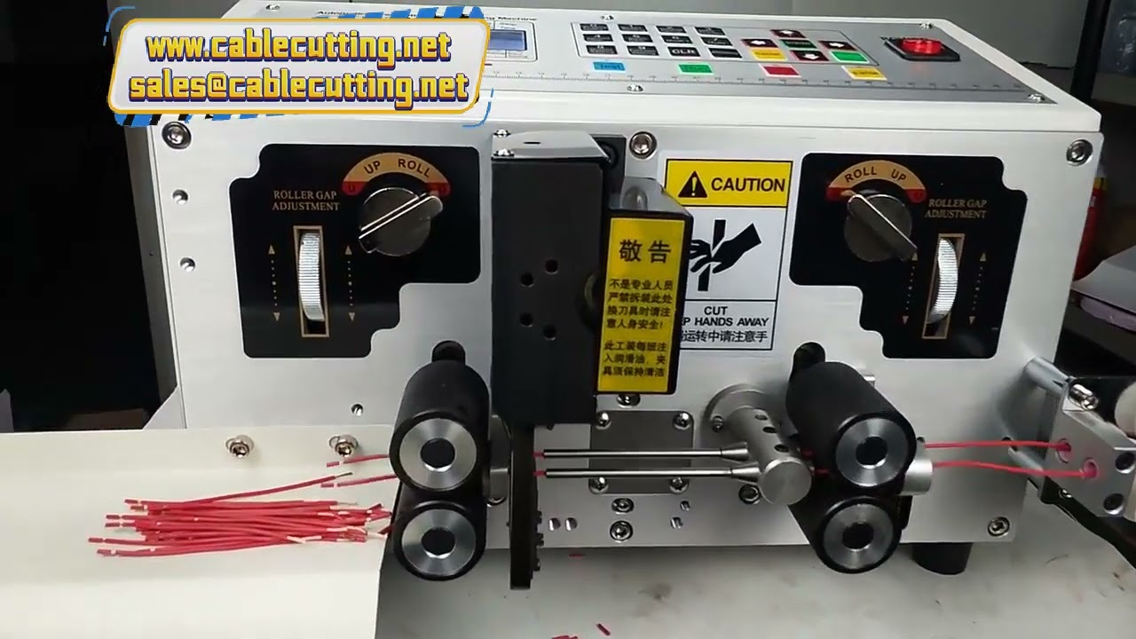 Machine de coupe et dénudage de fils | Dénudeuse pour faisceaux et câbles informatiques | Diamètre max 2,5 mm² / AWG1