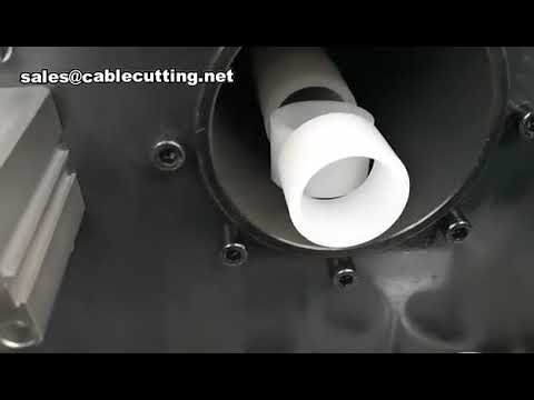 Machine de coupe de tuyaux PVC et plastique - Haute précision pour automatisation industrielle