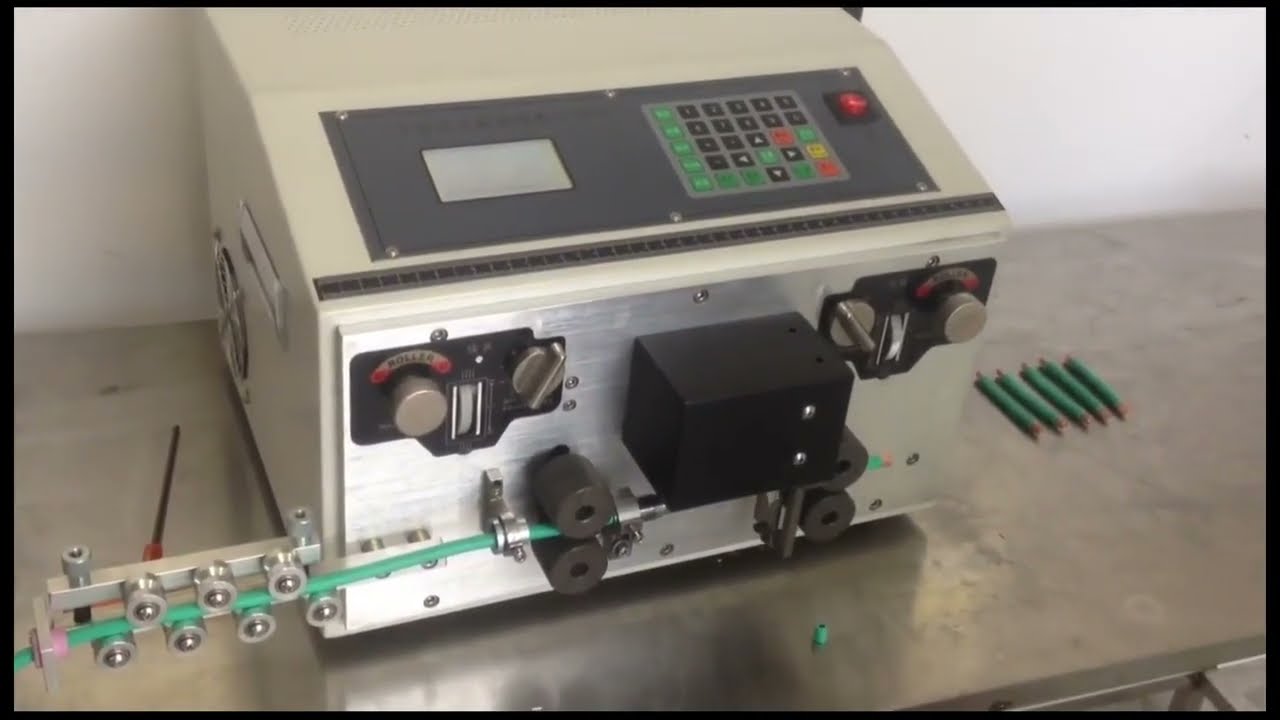 Machine de dénudage et de coupe de fil ultra-rapide pour câbles 0,5 à 10 mm²