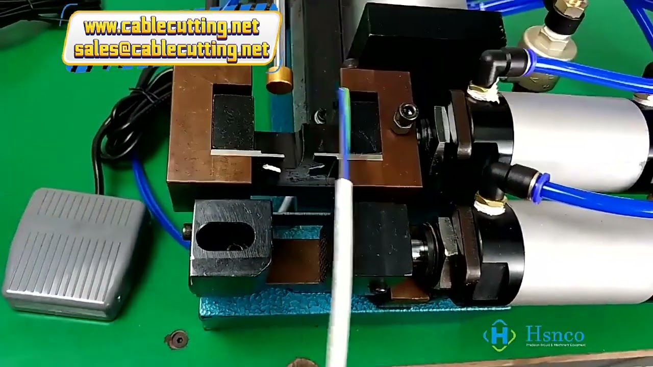Machine de dénudage pneumatique 315 - Dénudeur à air pour câbles jusqu'à 20 mm - Coupe-câble professionnel