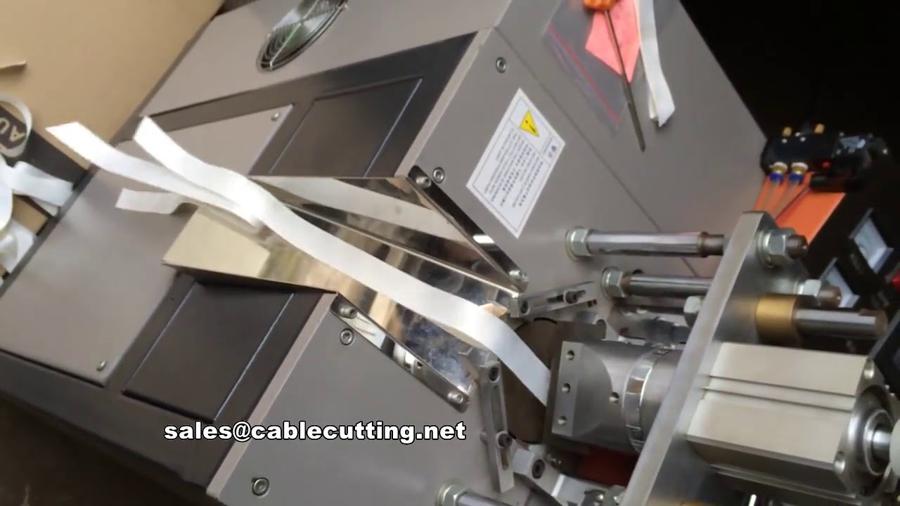 Machine de coupe de ruban ultrasonique automatique - Performances fiables pour emballage