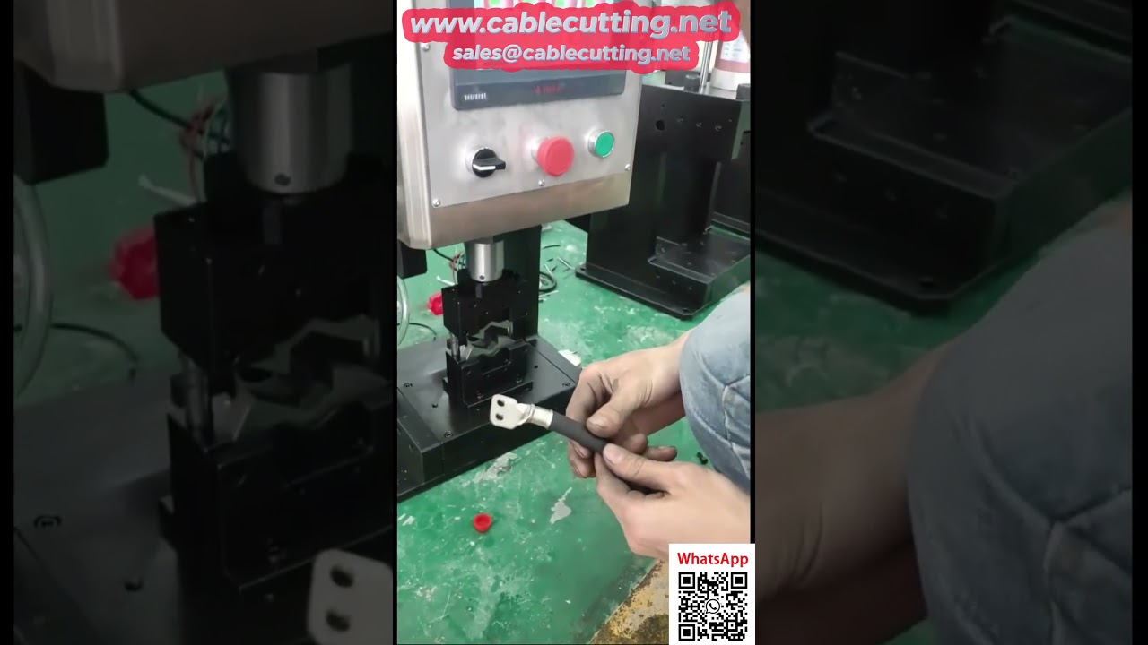 Machine à sertir les terminaux hydrauliques CNC 50 mm² sans changement de matrice