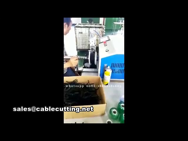 Machine à enrouler, bobiner et torsader les câbles de sécurité avec compteur de mètres
