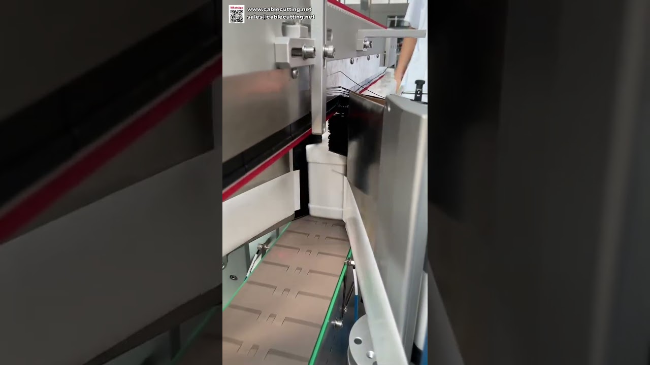 Étiqueteuse double face pour bouteilles carrées – Applicateur automatique avant et arrière