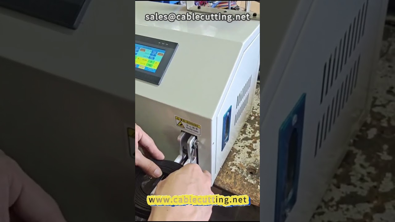 Machine à enrouler et lier les câbles plats réseau – Solution automatisée de câblage