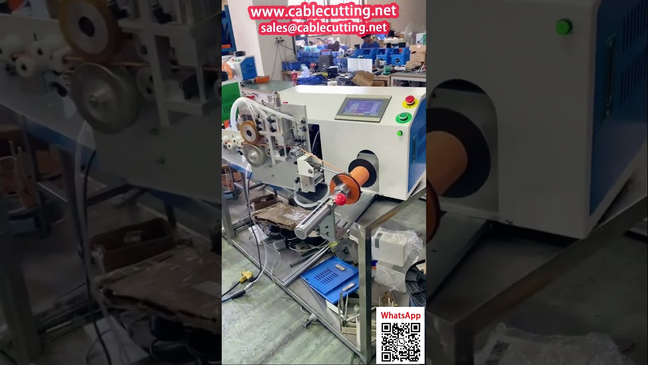 Bobineuse automatique pour fil de soudure PVC avec pose et compteur intégrés