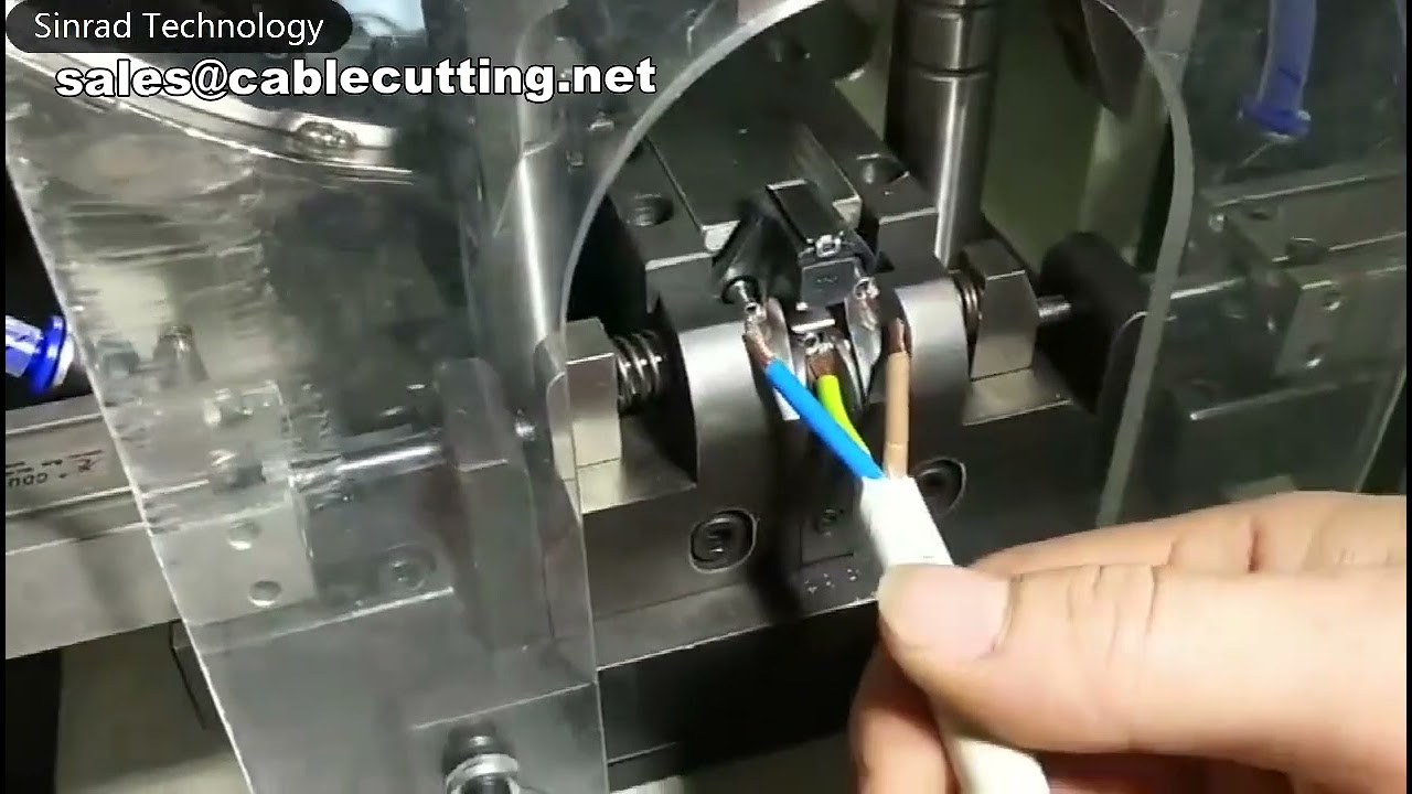 Machine à sertir les fiches Vde - Sertissage automatique de précision