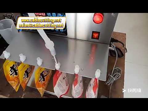 Machine de remplissage électrique pour boissons lactées fraîches en sachets doypack - Conditionnement quantitatif