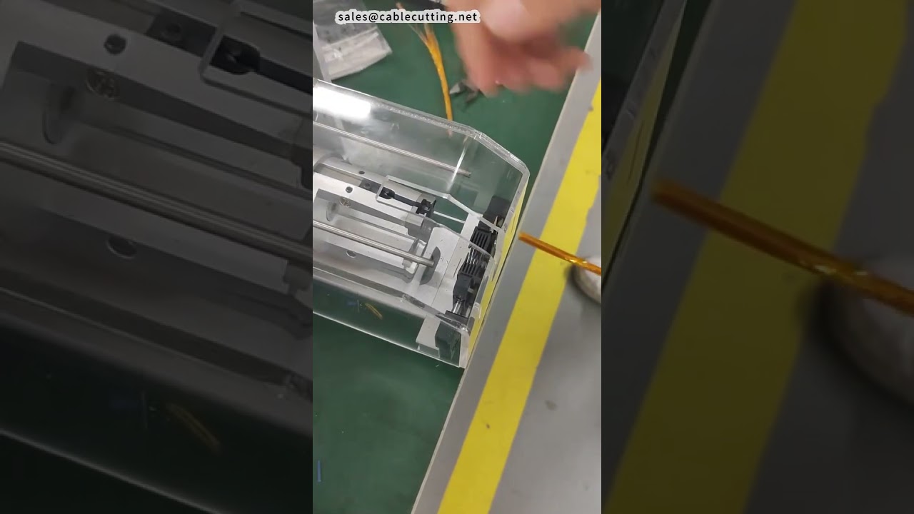 Machine de dénudage de câble coaxial haute précision pour usine automatisée