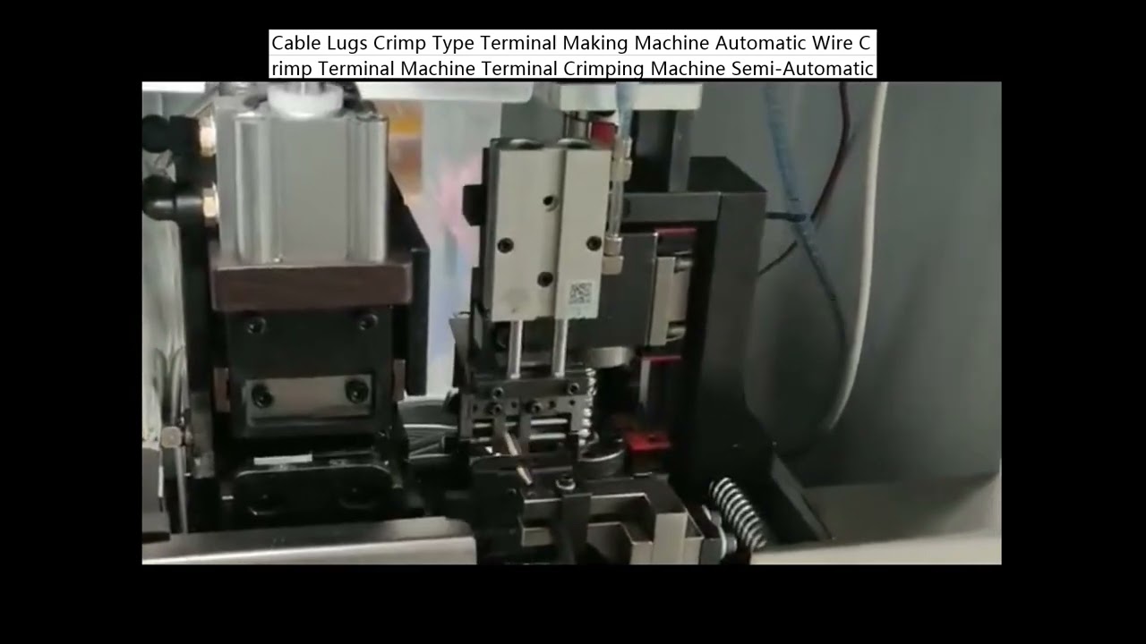 Machine automatique de fabrication de cosses à sertir - Sertisseuse de bornes électriques