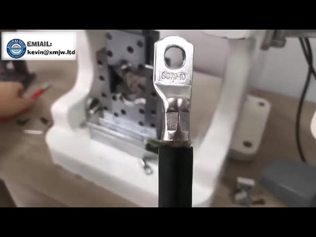 Machine à sertir hydraulique multifonction avec écran tactile PLC pour cosses de câble 7-70 mm²