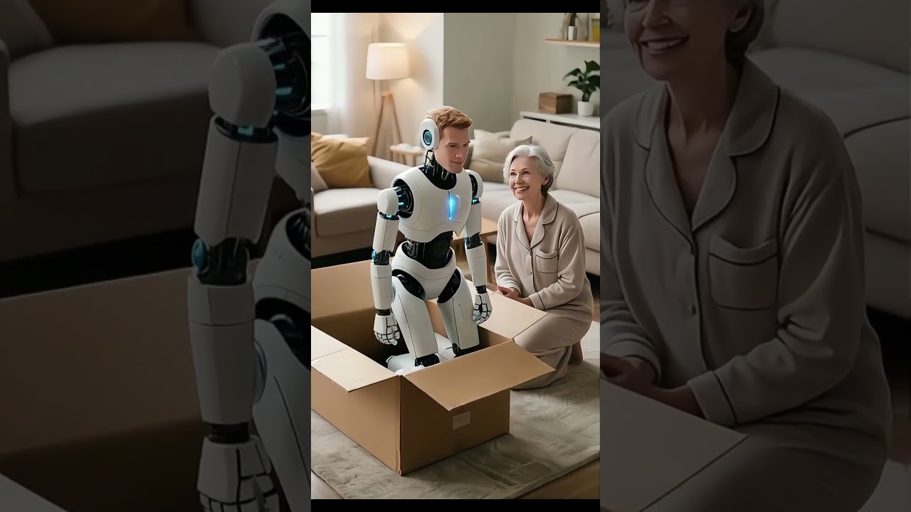 La livraison qui a mis fin à sa solitude ❤️ #RobotiqueAînés #SoinsAuxAînés #LutteContreLaSolitude #TechnologieFuture