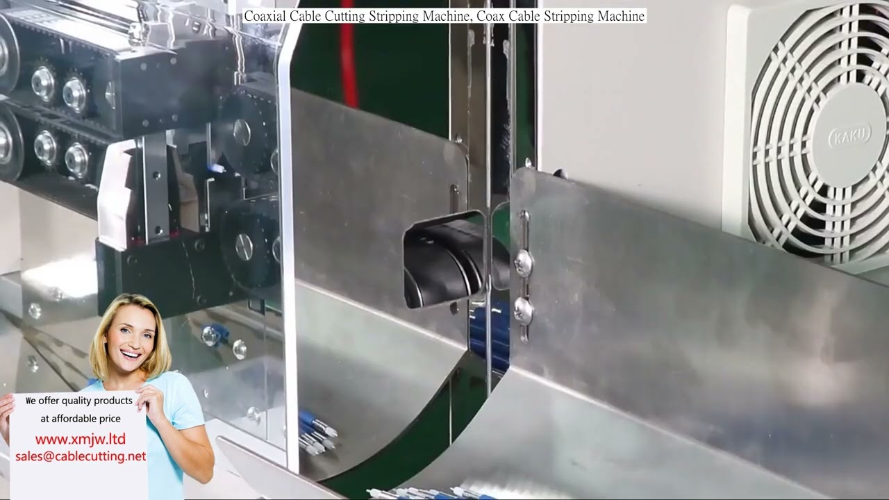 Machine à couper et dénuder les câbles coaxiaux - Dénudeuse coaxiale de précision