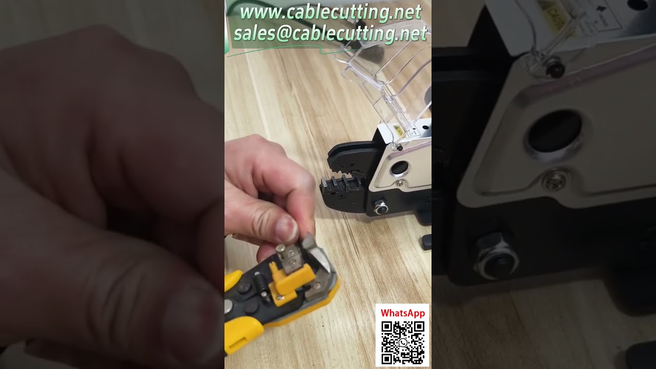 Machine à sertir les bornes pneumatique multifonction | Démonstration en atelier #automatisation