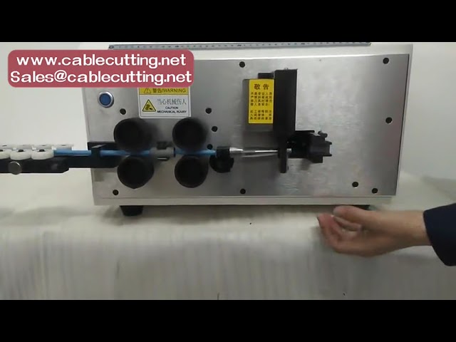 Machine automatique de coupe, dénudage et cintrage de fils – Optimisez votre production