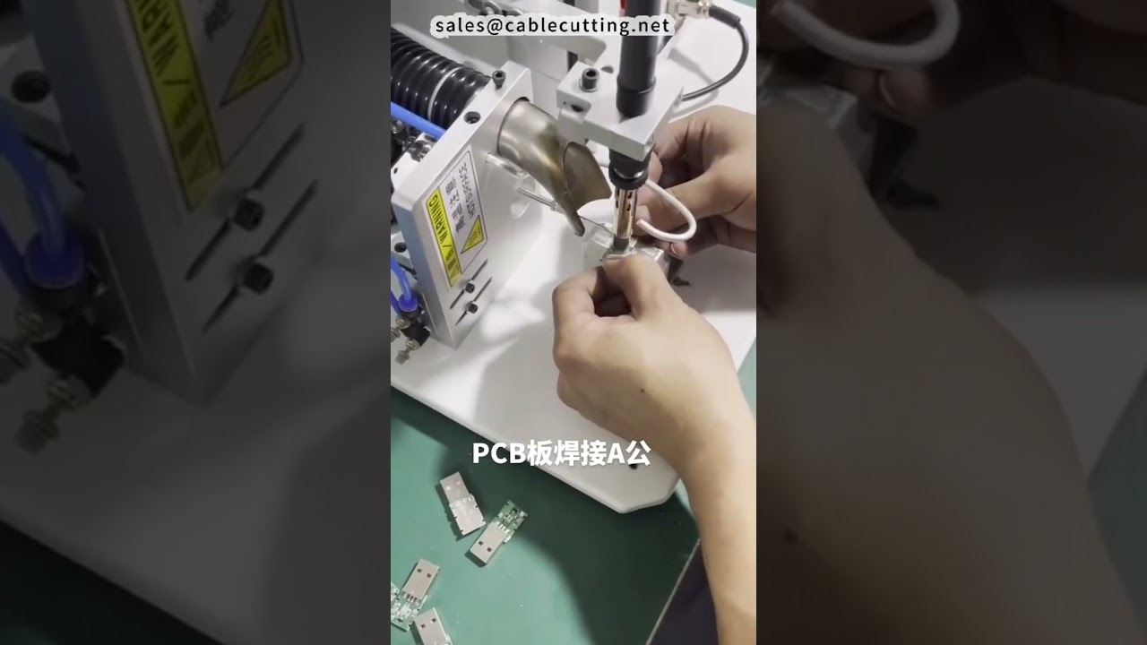 Machine à souder et équipement de faisceaux : vitrine industrielle