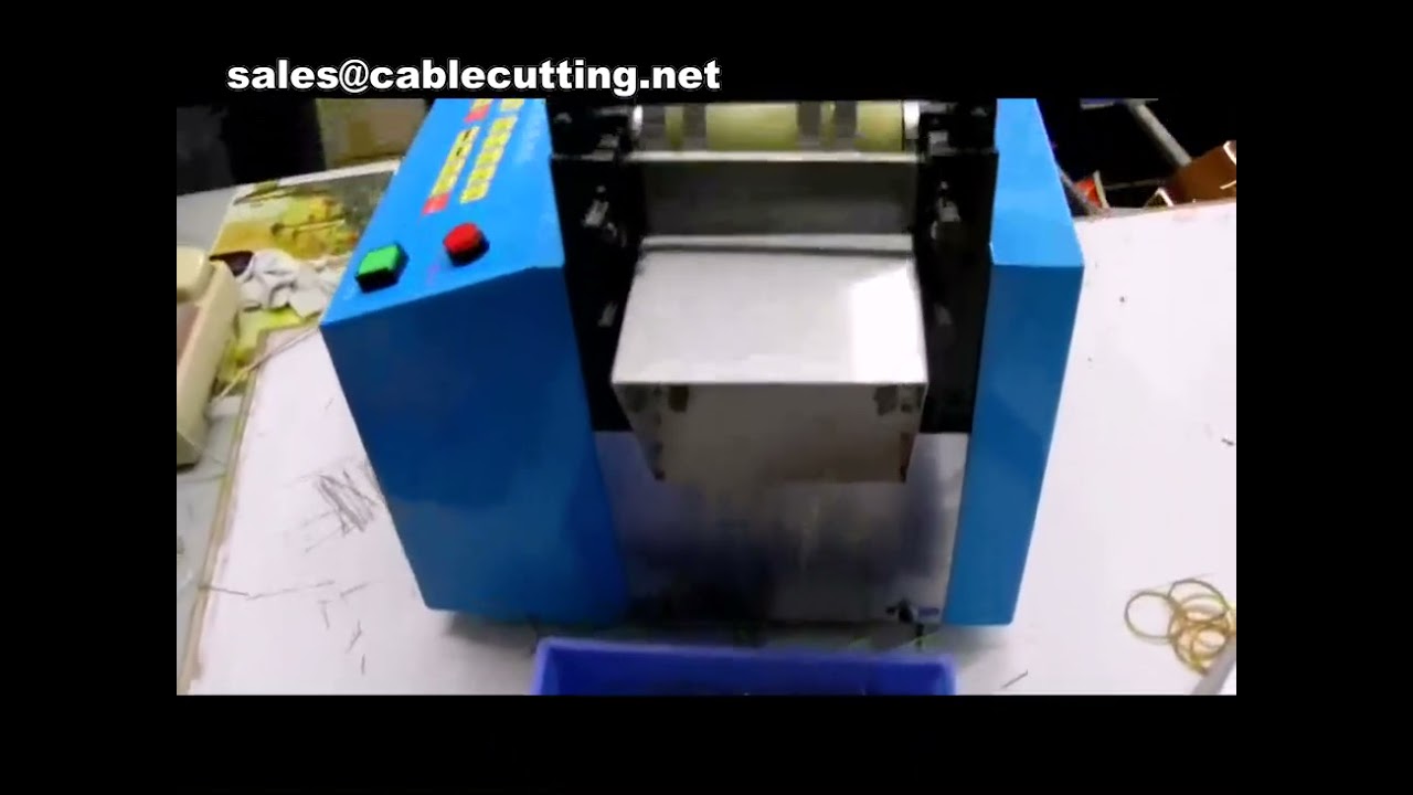 Machine automatique de coupe de câbles en acier inoxydable – Haute précision et fiabilité