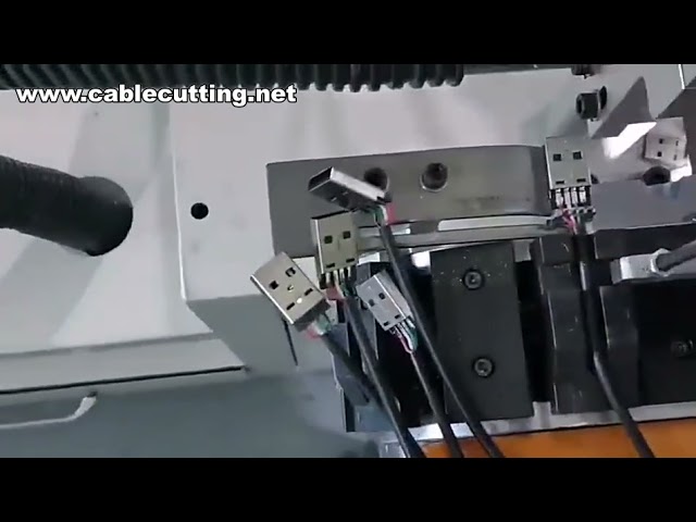 Machine de soudure pour câbles USB | Connecteur de fils de données | Ligne de production automatisée