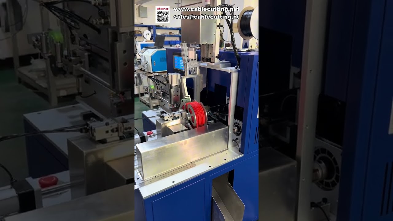 Machine Automatique de Comptage, Coupe, Bobinage et Liage de Fil