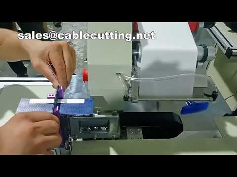 Machine d'étiquetage de fils - Applicateur d'étiquettes à repli servo